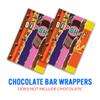 2 x Dipshit Funny Chocolate Novelty Wrappers Insults Joke Valentines Fathers Mothers Day Birthday Secret Santa Gift Present Rude (Chocolate Bar Not Included) 2 pack view 2