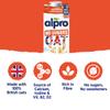 Alpro Oat No Sugars Plant-Based Long Life Drink - 100% Bitish Oats - Unsweetened - Vegan Dairy Free & Lactose Free Milk Alternative - 1L (Pack of 8) view 2