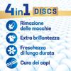 Dixan Discs Freshness of Lavender, Predosed Washing Machine in Capsules 4 in 1, Deep Clean, 3x36-108Washes - 2700g view 3