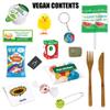 Vegan Survival Kit In A Can. Fun Vegan Friendly Novelty Gift Set Suitable For Him or Her Men & Women. Funny Card Alternative For Birthday, Christmas, Easter, Thank You, Veganuary. Unique Cool Present view 2