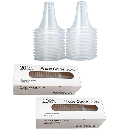300Pack Ear Thermometer Probe Covers, Ear Covers for All Braun themometer Thermometer Models Digital Thermometers Disposable Covers