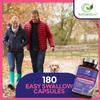 Glucosamine and Chondroitin High Strength -180 Caps- Joint Care Supplement for Men & Women | MSM Supplements with Vitamin C, Rosehip, Turmeric Curcumin & Marine Collagen - 4 Month Supply view 2