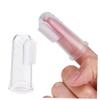 Cute Finger Toothbrush with Box Children Teeth Clear Massage Soft Silicone Infant Rubber Cleaning Brush Massager Random Color view 4