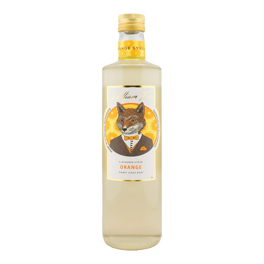 William Fox Premium Orange Syrup 75cl