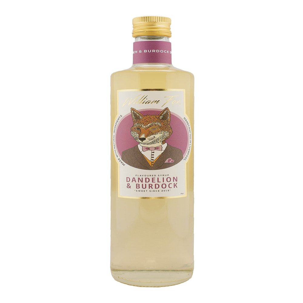 William Fox Premium Dandelion and Burdock Syrup 75cl