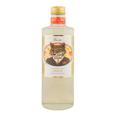 William Fox Premium Peach Syrup 75cl