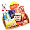 Jaiccha Ghasitaram Basket Hamper Kids Delight with Teddy |Gift for Diwali,Holi,Rakhi,Valentine,Christmas,Birthday,Anniversary,Her,Him|