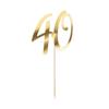 20.5Cm No.40 Gold Cake Topper view 1