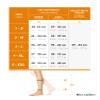 Relaxsan Antiembolism M2350A (1 Pair - Black, XL) Anti-embolism knee high socks with inspection hole - K1-18-23 mmHg view 2