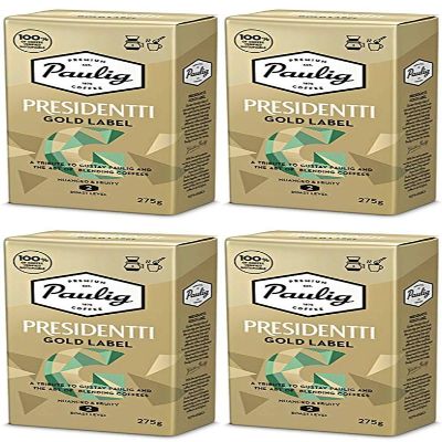 Paulig Presidentti Gold Label Ground Coffee 4 Pack of 500g