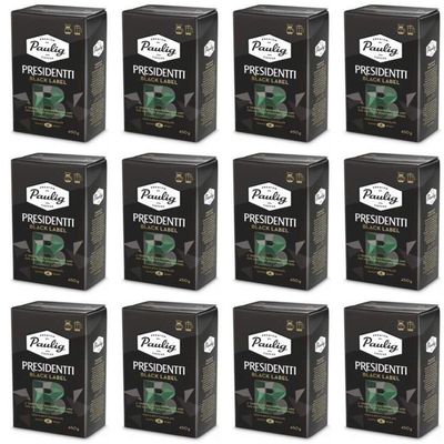Paulig Presidentti Black Label Ground Coffee 12 Pack of 450g