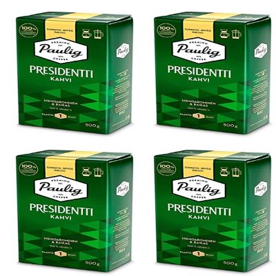 Paulig Presidentti Finely Ground Coffee 4 Pack of 500g