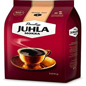 Paulig Juhla Mokka Coffee Bean Coffee 8 Pack of 500g