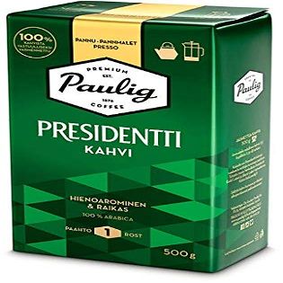 Paulig Presidentti pan Ground Coffee 8 Pack of 500g