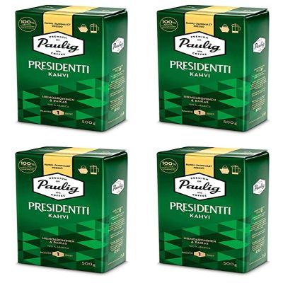 Paulig Presidentti pan Ground Coffee 4 Pack of 500g