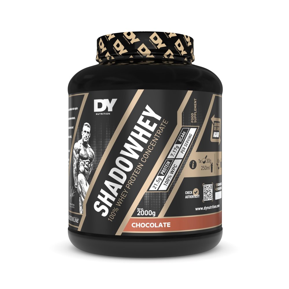 DY Nutrition - Shadowhey Whey Protein Concentrate Powder 2Kg | 23g Protein per Serving | 66 Servings | 7.3g of BCAAs | Sourced from EU Grass-Fed Cows | Premium Easy Mix & Digest Formula (Pistachio)