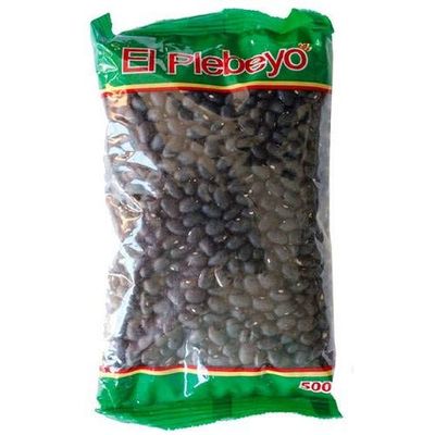 El Plebeyo - Black Bean - Peru Origin - Latin Product Ideal for Stews and Stews - 500