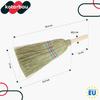 KOTARBAU Mini Rice Straw Broom 20 cm with Wooden Handle 10 cm Hand Brush for Small Areas view 3
