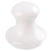 1pc Massage Stone Scraping Facial Tool Face Massage Body Massage Board Back Board Mushroom Massage Tool Rose Mushroom Stone Massager Scrapers White Aventurine Jade Spa view 1