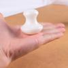 1pc Massage Stone Scraping Facial Tool Face Massage Body Massage Board Back Board Mushroom Massage Tool Rose Mushroom Stone Massager Scrapers White Aventurine Jade Spa view 3