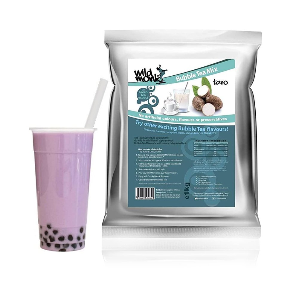 Taro tea Powder for Premium Bubble Tea - 1000 Grams Makes 35 Servings - Gluten Free, Lactose Free