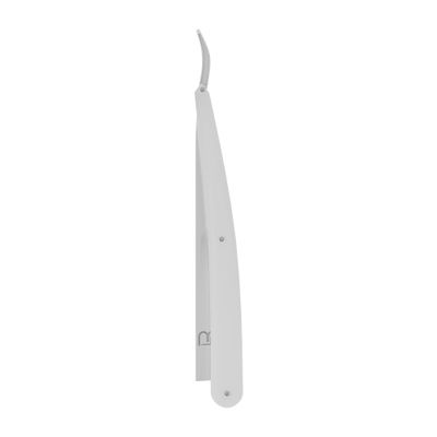 Level 3 Straight Razor Holder - Excellent Grip and Control - Blades Not Included - Precision Shaving Control - Level Three Straight Holder (White)