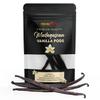 10x Premium Madagascan Bourbon Vanilla Pods Grade A (12-14cm) - Authentic Madagascar Cured Vanilla Beans Sticks Planifolia Type - Hand Picked Traceable from Source - (10 Pods) view 1