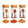 AllRecipes Spicy & Smokey Set (Cayenne, Smoked Paprika, Crushed Red Pepper) in Glass Jars with Removable Sifter Caps for Sprinkling, Set of 3 view 1