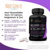 Calcium Magnesium Zinc - Essential Mineral Supplement - 240 Vegan Caplets - for Immune Support and Bone Strength - for Adults Women and Men - by NextGenU view 2
