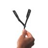 Level 3 Milly Razor Holder - Excellent Grip and Control - Blades Not Included - Precision Shaving Control - Level Three Straight Holder (Black) view 2