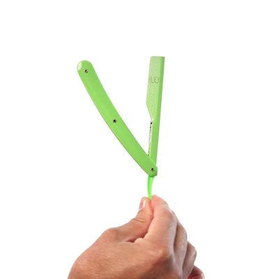 Level 3 Straight Razor Holder - Excellent Grip and Control - Blades Not Included - Precision Shaving Control - Level Three Straight Holder (Green)