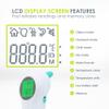bblv - Or - 5-in-1 Digital Infrared Thermometer for Babies and Adults, Non-Contact Thermometer with Memory Function, LCD Display view 3