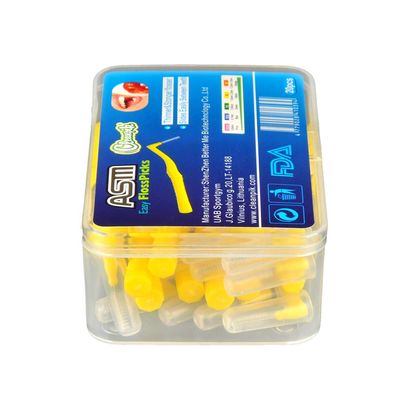 20 pieces interdental brushes with wire brushes in size 1.0 ~ 1.2 mm dental stick thorough cleaning of the interdental spaces