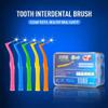 20 pieces interdental brushes with wire brushes in size 1.0 ~ 1.2 mm dental stick thorough cleaning of the interdental spaces view 4