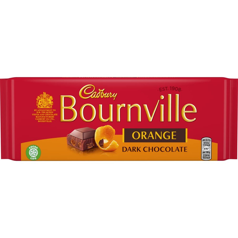 Cadbury Bournville Orange Chocolate 100G