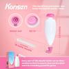 Korisen Multi-Functional Vaginal Douche Bottle for Women,Upside Down Peri Bottle for Postpartum Care,Travel Size Vaginal Cleaner, Cleansing for Mom After Birth view 3