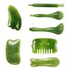 1 Set 7pcs Scraping Massage Tools Scraping Massage Stone Face Skin Care Massaging Board Beauty Supplies for Body Stick Full Body Suits Board Beeswax view 1
