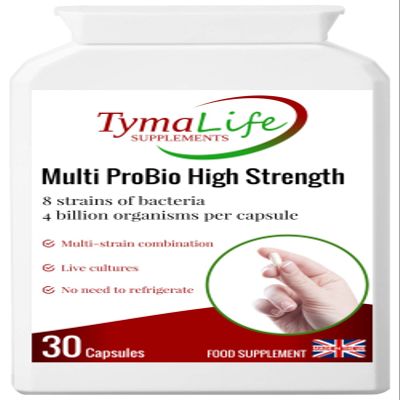 Tymalife Supplements Multi ProBio High Strength-30 Capsules
