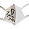 Groom Face Mask 100% Cotton Face Mask Triple Layers Washable Reusable Wedding Day Face Covering view 1