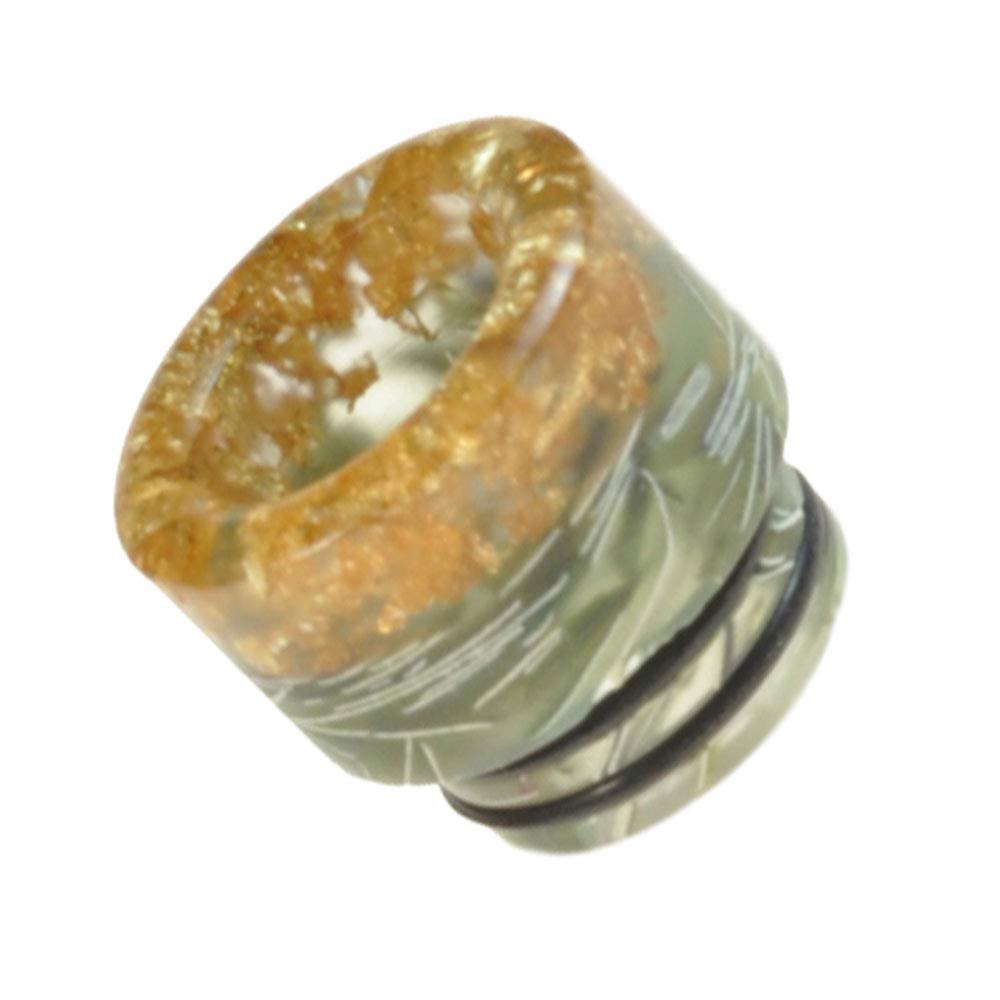Armerah Onyx 810 Drip Tip eCig Mouthpiece Short/Wide Epoxy Resin Thermoplastic Single