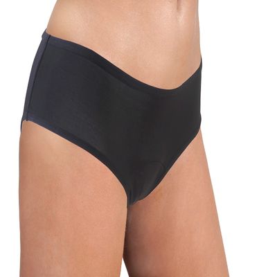 Feel Natural Menstrual Briefs, Size S, Black
