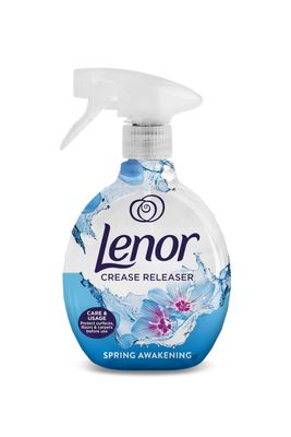 Lenor Crease Releaser Spring Awakening Fabric Spray - Removes Creases, Freshens Fabrics, Reduces Static & Eliminates Odours Ideal for Clothing and Bedding - 500ml