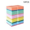 10pcs/Set Household Dish Wash Cleaning Sponges Colored Sponge Scouring Pads Kitchen Sponges Cleaner Tool Random Color view 2