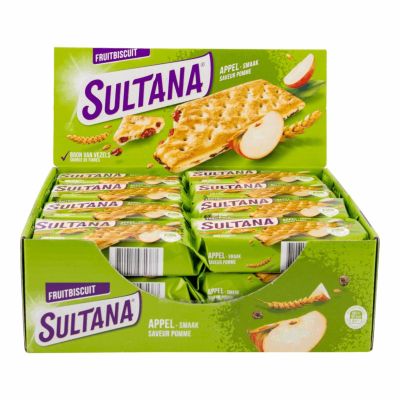 Sultana - Fruit Biscuit Apple - 24x 3 pcs