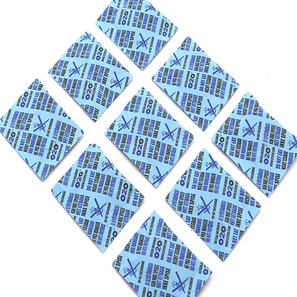 100cc Oxygen Absorbers | Oxygen Scavengers | 100 Sachets | FDA & BRC Approval | EU Compliance | Food Storage | Food Grade | Extend Shelf Life