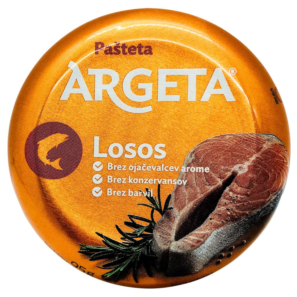 ARGETA Premium Exquisite Salmon Pate 14 cans of Excellent and Delicious Pate Natura Aroma Flavor-1330 Grams (95 Grams per jar x 14) - Argeta