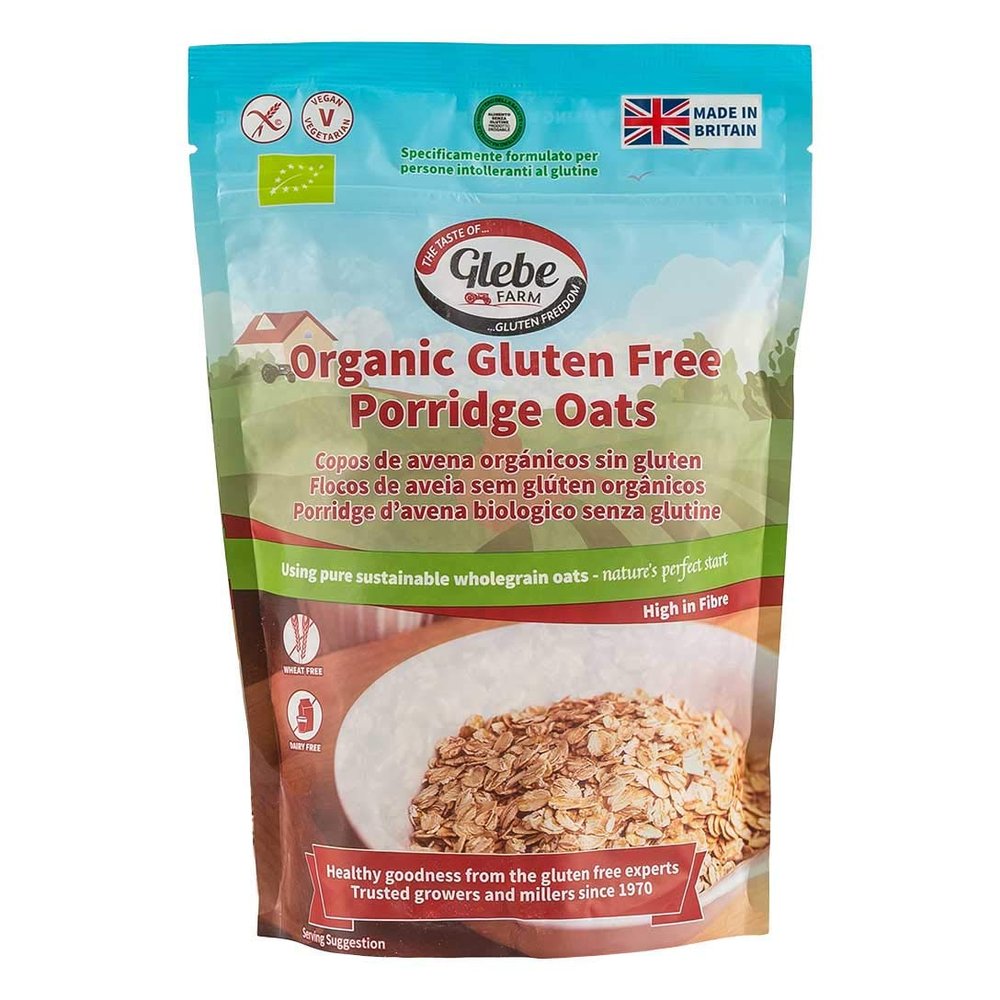Glebe Farm Organic Gluten Free Porridge Oats 450g