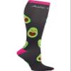 Cherokee Printsupport Women 12 mmHg Support Socks, Regular Tall, AVO Cuddle view 1