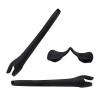 LenzReborn Replacement Earsocks Nosepieces Rubber Kits for Oakley Radar EV Path Sunglass - Black view 1