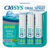 CloSYS Oral Breath Spray, 0.31 Ounce (3 Count), Mint, Sugar Free, pH Balanced, Fights Bad Breath view 1